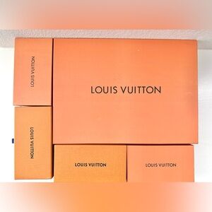 Auth Louis Vuitton 5 Assorted Empty Boxes Bundle